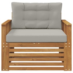 Canapé d’extérieur Bois d'acacia massif et polyester 561650561650