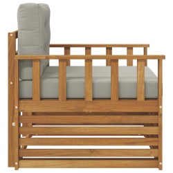 Canapé d’extérieur Bois d'acacia massif et polyester 561650561650