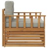 Canapé d’extérieur Bois d'acacia massif et polyester 561650561650
