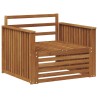 2 Pièce Canapé avec Accoudoirs Bois d'Acacia Massif Naturel 561653561653