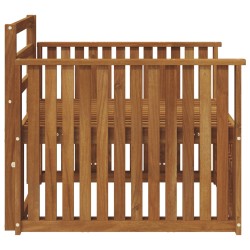 2 Pièce Canapé avec Accoudoirs Bois d'Acacia Massif Naturel 561653561653