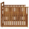 2 Pièce Canapé avec Accoudoirs Bois d'Acacia Massif Naturel 561653561653