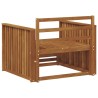 2 Pièce Canapé avec Accoudoirs Bois d'Acacia Massif Naturel 561653561653