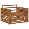 2 Pièce Canapé avec Accoudoirs Bois d'Acacia Massif Naturel 561657561657