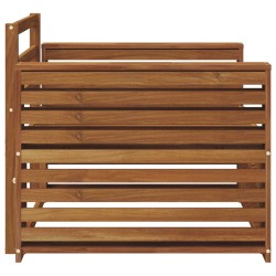 2 Pièce Canapé avec Accoudoirs Bois d'Acacia Massif Naturel 561657561657