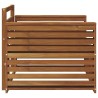 2 Pièce Canapé avec Accoudoirs Bois d'Acacia Massif Naturel 561657561657