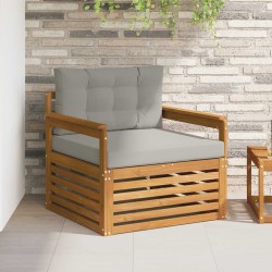 Canapé d’extérieur Bois d'acacia massif et polyester 561658561658