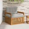 Canapé d’extérieur Bois d'acacia massif et polyester 561658561658