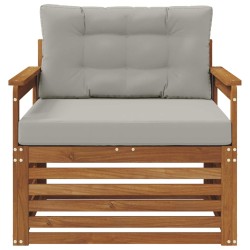 Canapé d’extérieur Bois d'acacia massif et polyester 561658561658