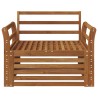2 Pièce Canapé avec Accoudoirs Naturel 561666561666