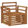Ensemble de canapés d'extérieur Naturel 75,5 x 63 x 73 cm 561679561679