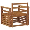 Ensemble de canapés d'extérieur Naturel 75,5 x 63 x 73 cm 561679561679