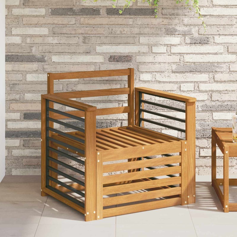 Ensemble de canapés d'extérieur Naturel 71 x 63 x 73 cm 561700561700