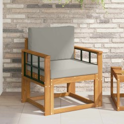 Canapé d’extérieur Bois d'acacia massif et polyester 561703561703