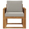 Canapé d’extérieur Bois d'acacia massif et polyester 561703561703