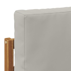 Canapé d’extérieur Bois d'acacia massif et polyester 561703561703