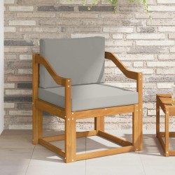 Canapé d’extérieur Bois d'acacia massif et polyester 561707561707