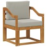 Canapé d’extérieur Bois d'acacia massif et polyester 561707561707