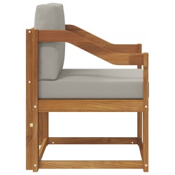 Canapé d’extérieur Bois d'acacia massif et polyester 561707561707