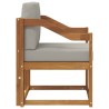 Canapé d’extérieur Bois d'acacia massif et polyester 561707561707