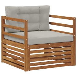 Canapé d’extérieur Bois d'acacia massif et polyester 561730561730