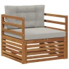 Canapé d’extérieur Bois d'acacia massif et polyester 561730561730