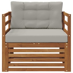 Canapé d’extérieur Bois d'acacia massif et polyester 561730561730