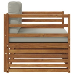 Canapé d’extérieur Bois d'acacia massif et polyester 561730561730