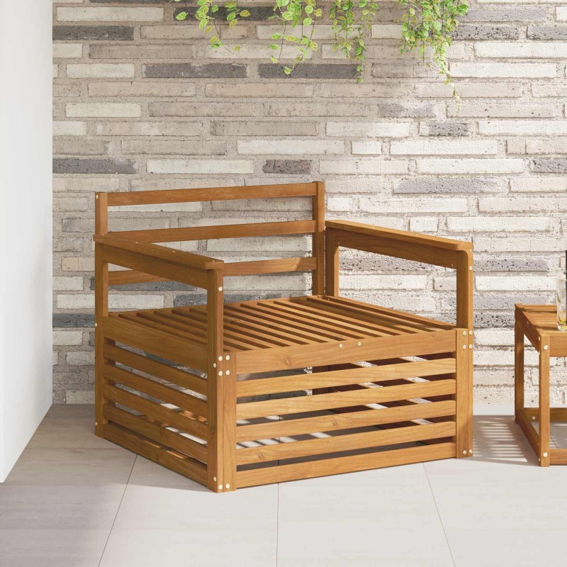 2 Pièce Canapé avec Accoudoirs Bois d'Acacia Massif Naturel 561737561737