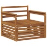 2 Pièce Canapé avec Accoudoirs Bois d'Acacia Massif Naturel 561737561737