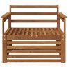 2 Pièce Canapé avec Accoudoirs Bois d'Acacia Massif Naturel 561737561737
