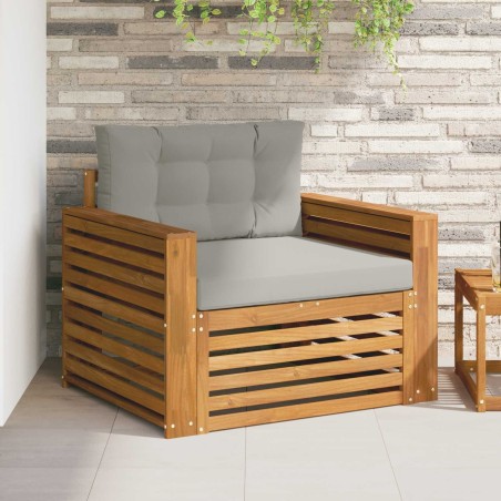 Canapé d’extérieur Bois d'acacia massif et polyester 561744561744