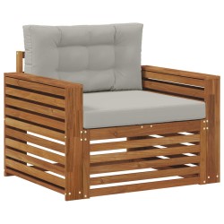 Canapé d’extérieur Bois d'acacia massif et polyester 561744561744