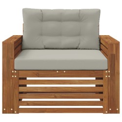 Canapé d’extérieur Bois d'acacia massif et polyester 561744561744
