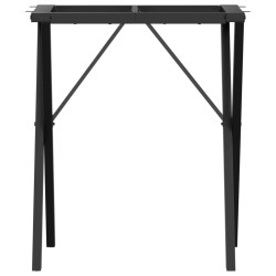 Pieds de table à manger cadre en X 60x50x73 cm acier 561759561759