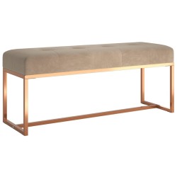 Banc Beige 110x36x45 cm Velours 561761561761