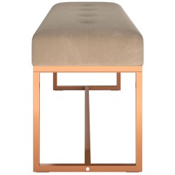 Banc Beige 110x36x45 cm Velours 561761561761