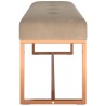 Banc Beige 110x36x45 cm Velours 561761561761