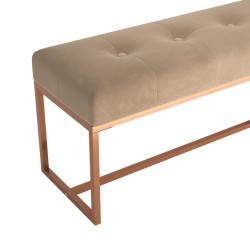 Banc Beige 110x36x45 cm Velours 561761561761