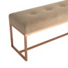 Banc Beige 110x36x45 cm Velours 561761561761