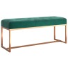 Banc Vert foncé 110x36x45 cm Velours 561762561762