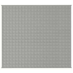 Couverture lestée Gris 200x225 cm 9 kg Tissu 561763561763