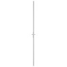 Porte intérieure 83x201,5 cm Blanc Verre ESG et aluminium 561767561767