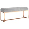 Banc Gris 110x36x45 cm Velours 561771561771