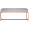 Banc Gris 110x36x45 cm Velours 561771561771