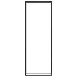 Portant de bois de chauffage Noir mat 110x28x312 cm Acier 561774561774