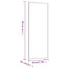 Miroir mural 30x80 cm verre rectangulaire 561782561782
