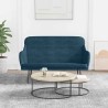 Banc Bleu 110x76x80 cm Velours 561788561788