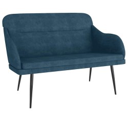 Banc Bleu 110x76x80 cm Velours 561788561788
