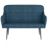 Banc Bleu 110x76x80 cm Velours 561788561788